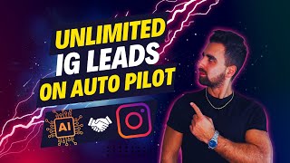 How To Scrape Unlimited Leads from Instagram using AI [upl. by Anaujat]