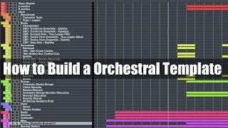 How to Build A Orchestral Template from Scratch in Cubase [upl. by Urbai]