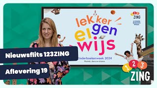 Nieuwsflits 19  KINDERBOEKENWEEK WEBINAR WEEK NIEUW LESBLOK DANS EN DRAMA [upl. by Nwahsar]