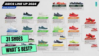 ASICS Running shoes lineup Scheme and Explanation 2024 [upl. by Serene]