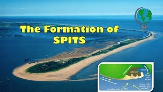 How Coastal Spits are formed  labelled diagram and explanation [upl. by Akilam829]