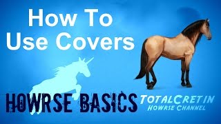 How To Use Covers  Howrse Basics [upl. by Hanaj556]