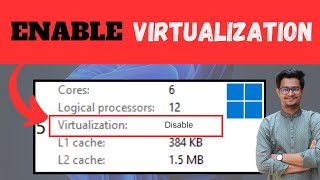 Enable virtualization in BIOSUEFI Settings on Windows 11 [upl. by Solim]