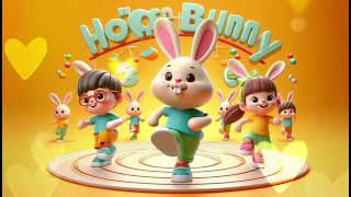 quotHop Like a Bunny  Fun Action Nursery Rhyme for Kids  Dance and Move Alongquot Song with Lyrics [upl. by Anestassia]