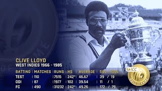 Meet the ICC Hall of Famers Clive Lloyd  A remarkable captain of West Indies’ [upl. by Odilia736]