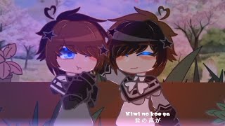 quotKimi no koe gaquotMemeFt Michael amp Khael AftonPastShort SkitGacha Club [upl. by Larentia]