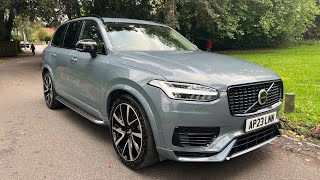 2023 Volvo XC90 T8 UltimateBright 455hp  Walkaround [upl. by Anemix973]