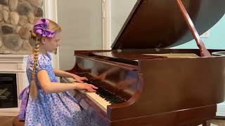 Abby 11  Schubert  Impromptu No 2 in Eflat Major [upl. by Ynabla]