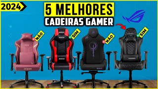 As 5 Melhores Cadeira Gamer  Cadeira Para Gamers Em 2024 [upl. by Otrebliw]