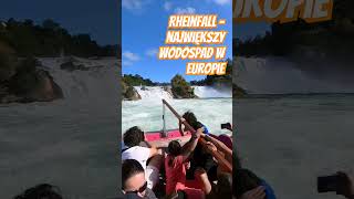 Rheinfall – największy wodospad w Europie 4k rawvanadventure polacywuk spainroadtrip camping [upl. by Areek]