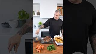 Roast Lamb with mint sauce shortvideo [upl. by Analeh]