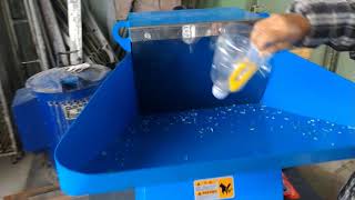 PET bottle plastic crushing shredding machine price for plastic recycling [upl. by Olnton]