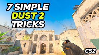 7 SIMPLE DUST 2 TRICKS THAT YOU MUST KNOW IN CS2 [upl. by Noiram]