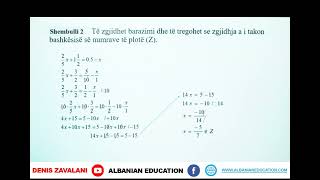 8 02 005 Java 2 Matematikë ekuacionet lineare [upl. by Philpot]