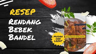 Masak Rendang bebek bandel 😱 [upl. by Ahseinad]