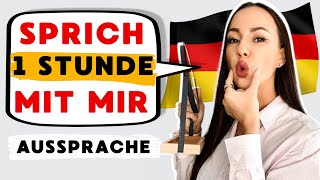 🗣️Sprich mit mir 1 Stunde Deutsch lernen verbessere deine Aussprache und deinen Wortschatz [upl. by Ayoted]