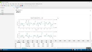 การ Setup ผังควบคุมคุณภาพ XbarR Chart ด้วย Minitab [upl. by Dott781]
