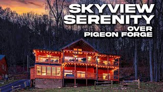 PIGEON FORGE CABIN TOUR 5Br5Ba Cabin Overlooking Pigeon Forge TN MAJESTY ON BLUFF MTN [upl. by Dorion816]