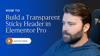 How to Create a Transparent Header that Changes Color on Scroll with Elementor Pro in WordPress [upl. by Llehsram]