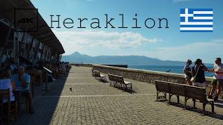 Heraklion Crete walking tour 2024 Greece island [upl. by Tail]