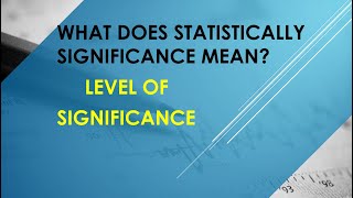 Level of Significance  Meaning of Statistically Significance  Confidence Intervals  NTAUGC NET [upl. by Coppola]