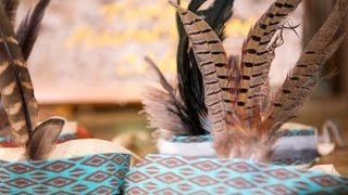 Make the Ultimate Fun Feather Headdresses and Menus for Your Thanksgiving Kids Table [upl. by Trevah818]