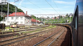 From Bratislava to border with Czechia Slovakia from train 🇸🇰 [upl. by Colvert779]