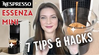 NESPRESSO ESSENZA MINI TIPS amp Hacks ✅ ☕️ [upl. by Ecydnak]