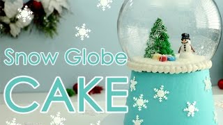 🎄 DONT SHAKE Its a Snow Globe CAKE ⛄ [upl. by Notgnirra]