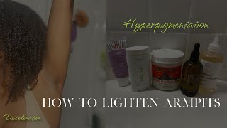 How To Lighten Dark Underarms  Underarm Routine 2023 [upl. by Laroy886]