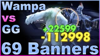 Wampa Omicron vs Relic 7 General Grievous  GAC 69 Banners  SWGOH [upl. by Kimitri]