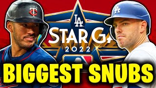 2022 MLB All Star Game BIGGEST SNUBS [upl. by Hazen]