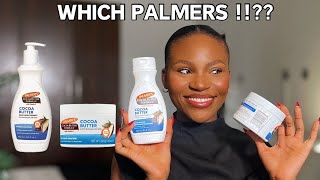 PALMERS COCOA BUTTER FORMULA REVIEW ON DARK SKIN  BODY BUTTER VS BODY LOTION PALMERSCOCOABUTTER [upl. by Edric]