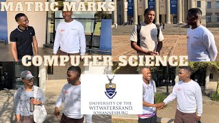 Asking Wits Computer Science Students their Matric marks for Maths and Physics [upl. by Nancie]