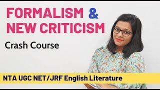 Formalism Literary Theory Crash Course for UGC NET English [upl. by Mitinger533]