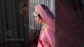 My bride 💓  makeup wedding punjabibride weddingbeauty fashion [upl. by Yelwar]