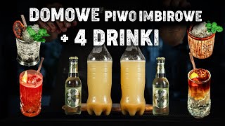 DOMOWE PIWO IMBIROWE  4 Przepisy na drinki koktajle z nim  Ginger Beer  Alkoholove101 [upl. by Zorah]