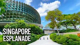 The Esplanade Singapore  Theatres on the Bay Inside Walking Tour [upl. by Anifur]