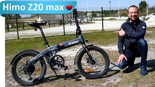 Himo Z20 Max  Test du nouveau vélo électrique pliable homologué Xiaomi [upl. by Benoite]