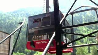 Aiguille du MidiMont Blanc Mountain Range Cable Cars [upl. by Weingarten]