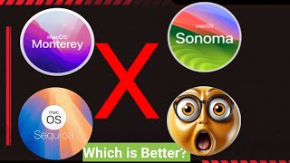 macOS monterey vs macOS sonoma vs macOS Sequoia [upl. by Renfred]