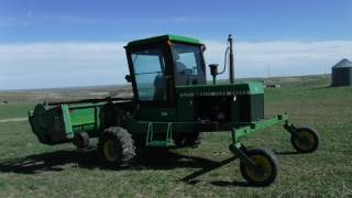 John Deere 3430 Self Propelled Windrower [upl. by Nellahs]