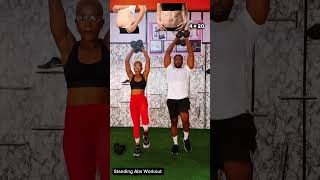 Standing Abs Workout sports absandcore postpartum gymworkout motivation [upl. by Sokin]