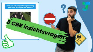 8 CBR Inzichtvragen  CBR Auto Theorie Examen 2023 [upl. by Ainivad571]