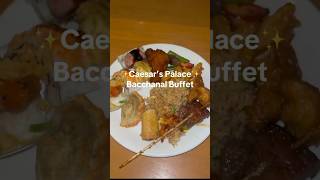 Caesar’s Palace buffet bigback foodie caesarspalace bacchanalbuffet [upl. by Robbert22]