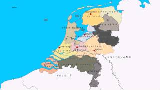 Topografie Provincies hoofdsteden en wateren van Nederland [upl. by Ramedlab101]