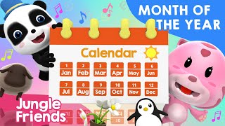 Month of the Year  Nursery Rhymes  Song For Kids  Learning Song [upl. by Nwadrebma]