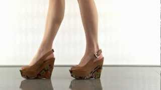 Dagmar in Medium Brown Leather Guess Shoes [upl. by Havard]