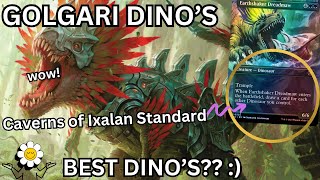 Golgari Dinos  BEST Dinos Caverns of Ixalan Standard  MTG Arena Deck Breakdown w Games [upl. by Perseus]