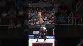 Simone Biles SHOCKS World with INCREDIBLE Vault in Olympics 2024 [upl. by Aicela474]